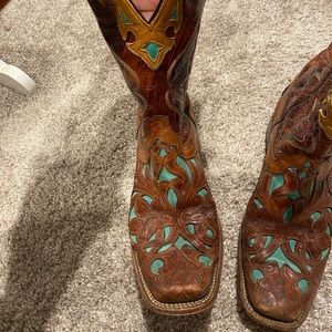 Corral Turquoise Inlay Boot